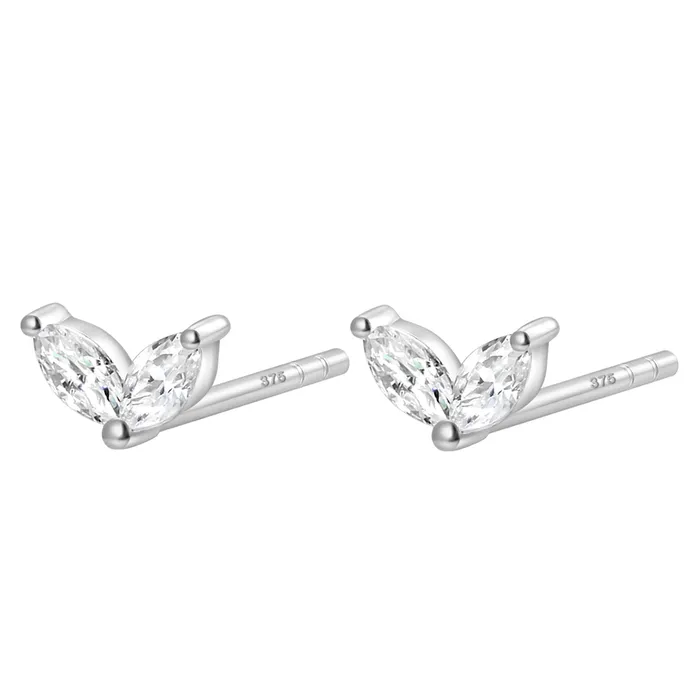 Hey Happiness Earrings Flourish Stud Earrings 9K Gold