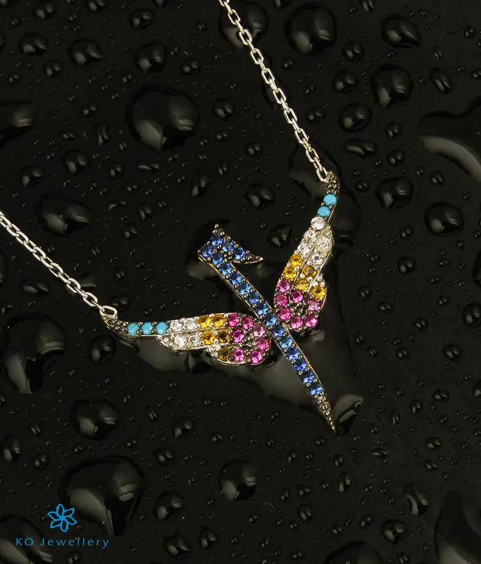 Imported Necklaces The Bird of Paradise Silver Necklace
