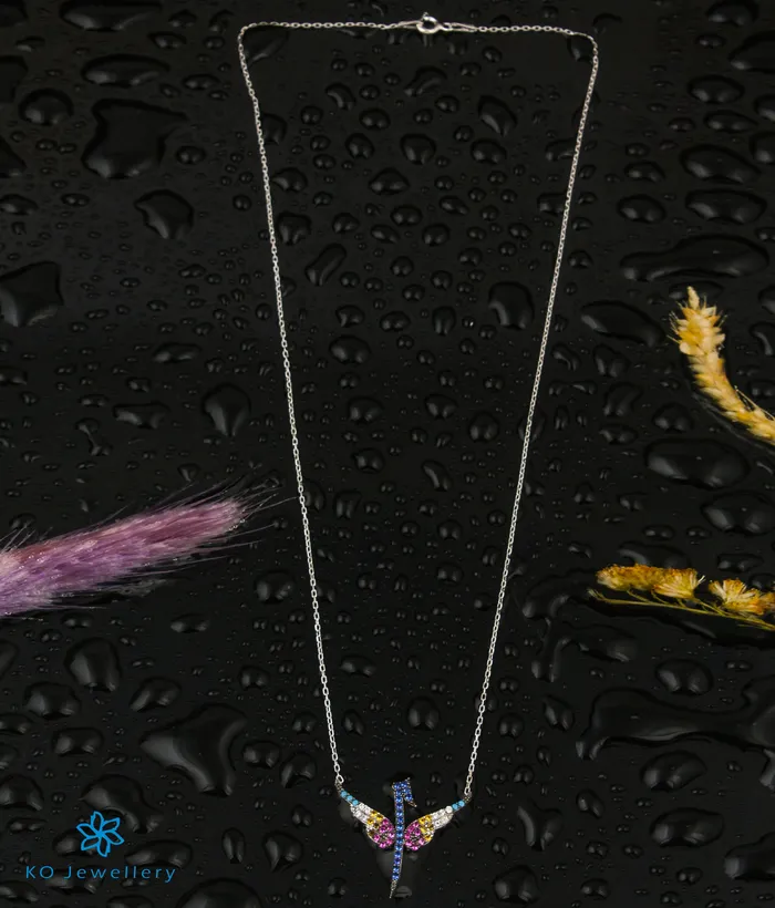 Imported Necklaces The Bird of Paradise Silver Necklace
