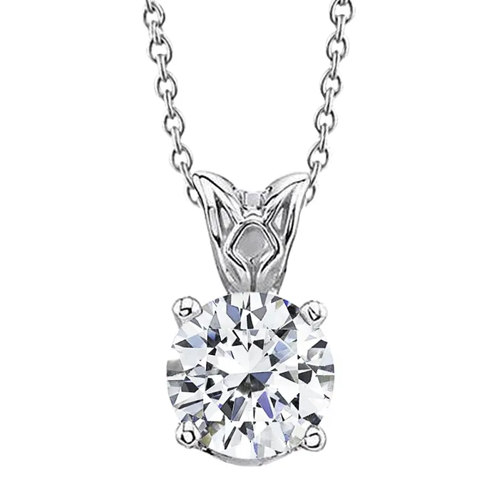 Necklaces 330 Ct Big Round Brilliant Cut Natural Earth Mined Diamond Pendant Necklace White Gold GB Necklaces 330 Ct Big Round Brilliant Cut Natural Earth Mined Diamond Pendant Necklace White Gold GB