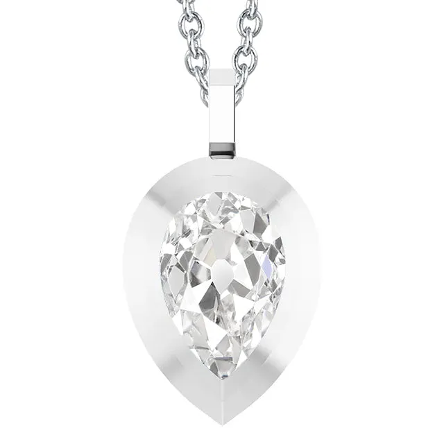 Necklaces HarryChadEntcom Gold Natural Earth Mined Diamond Solitaire Pendant Pear Old Mine Cut 3 Carats Jewelry Necklaces HarryChadEntcom Gold Natural Earth Mined Diamond Solitaire Pendant Pear Old Mine Cut 3 Carats Jewelry