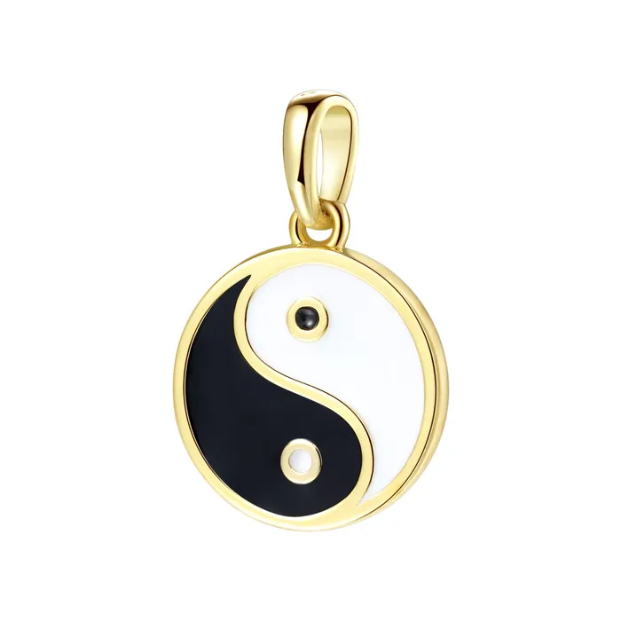 Necklaces Hey Happiness Balance Pendant for Calm Harmonious in Gold