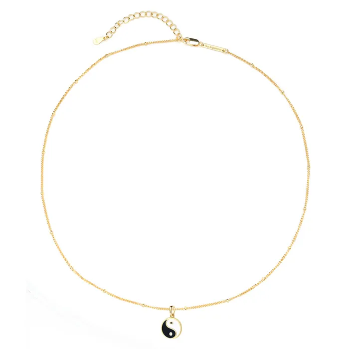 Necklaces Hey Happiness Balance Pendant for Calm Harmonious in Gold