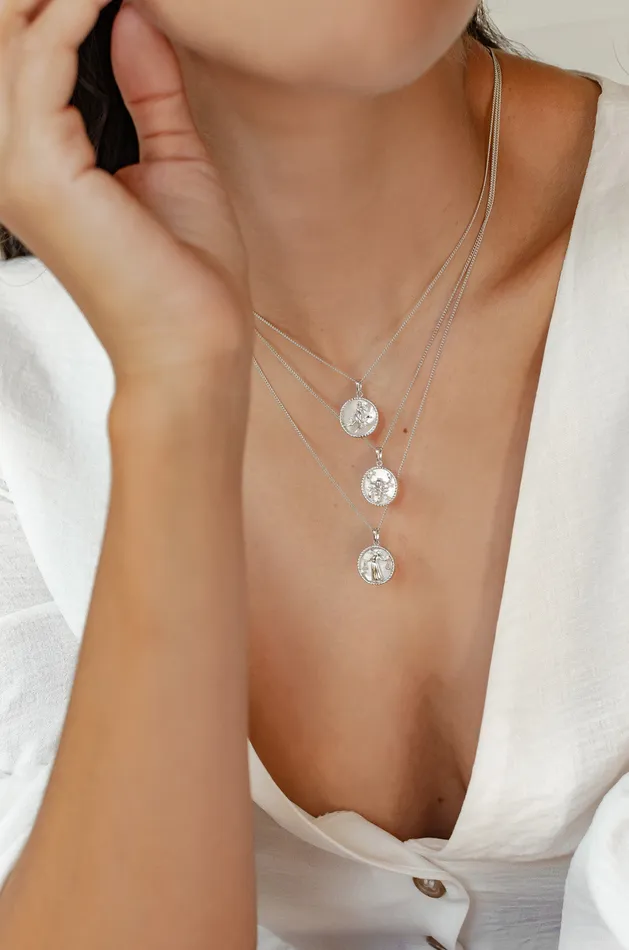 Necklaces Hey Happiness Libra Zodiac Pendant Necklace Necklaces Hey Happiness Libra Zodiac Pendant Necklace