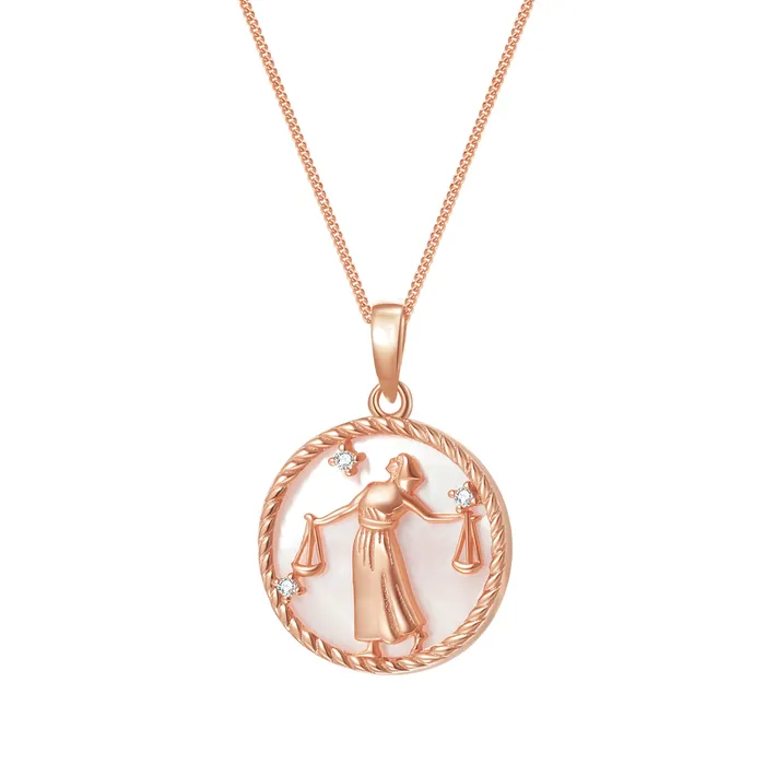 Necklaces Hey Happiness Libra Zodiac Pendant Necklace Necklaces Hey Happiness Libra Zodiac Pendant Necklace