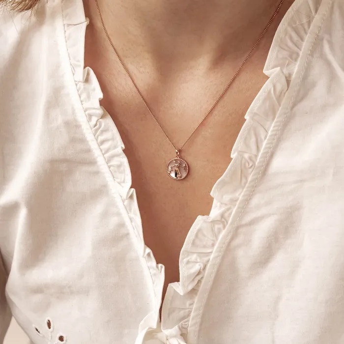 Necklaces Hey Happiness Libra Zodiac Pendant Necklace Necklaces Hey Happiness Libra Zodiac Pendant Necklace