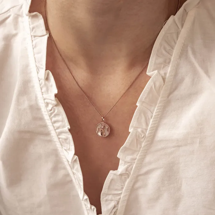 Necklaces Hey Happiness Libra Zodiac Pendant Necklace Necklaces Hey Happiness Libra Zodiac Pendant Necklace