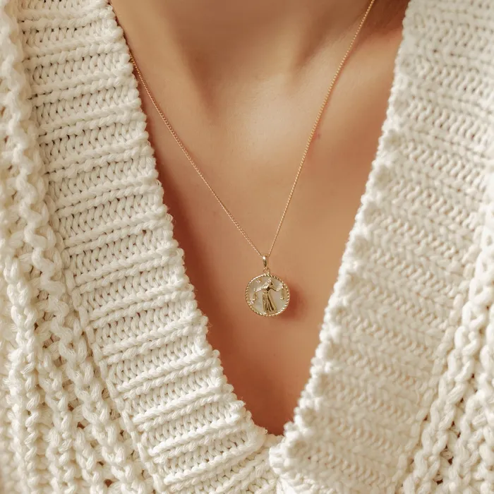 Necklaces Hey Happiness Libra Zodiac Pendant Necklace Necklaces Hey Happiness Libra Zodiac Pendant Necklace