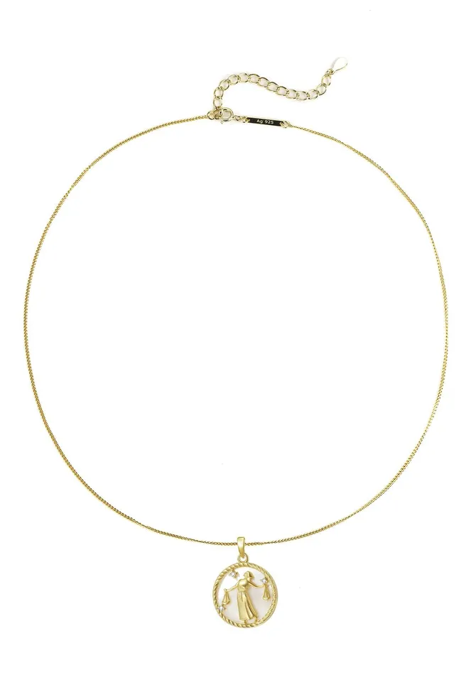 Necklaces Hey Happiness Libra Zodiac Pendant Necklace Necklaces Hey Happiness Libra Zodiac Pendant Necklace