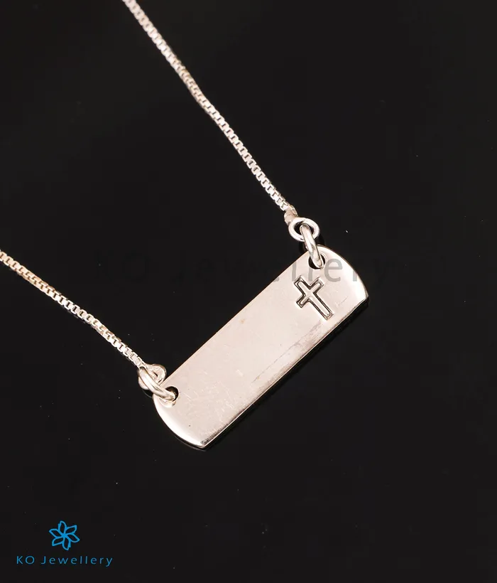 Necklaces Imported The Silver Tag Necklace