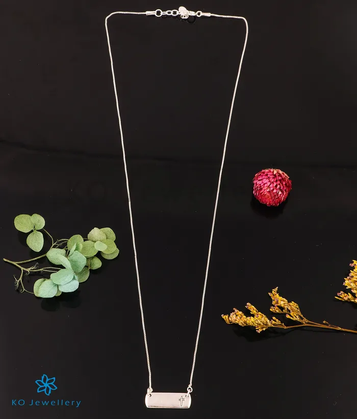 Necklaces Imported The Silver Tag Necklace