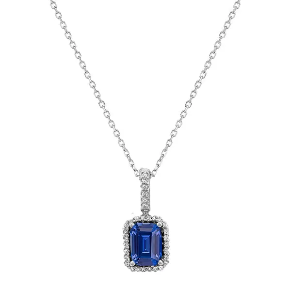 Necklaces Ladys Halo Pendant Emerald Ceylon Sapphire Natural Earth Mined Diamond 175 Carats HarryChadEntcom Necklaces Ladys Halo Pendant Emerald Ceylon Sapphire Natural Earth Mined Diamond 175 Carats HarryChadEntcom