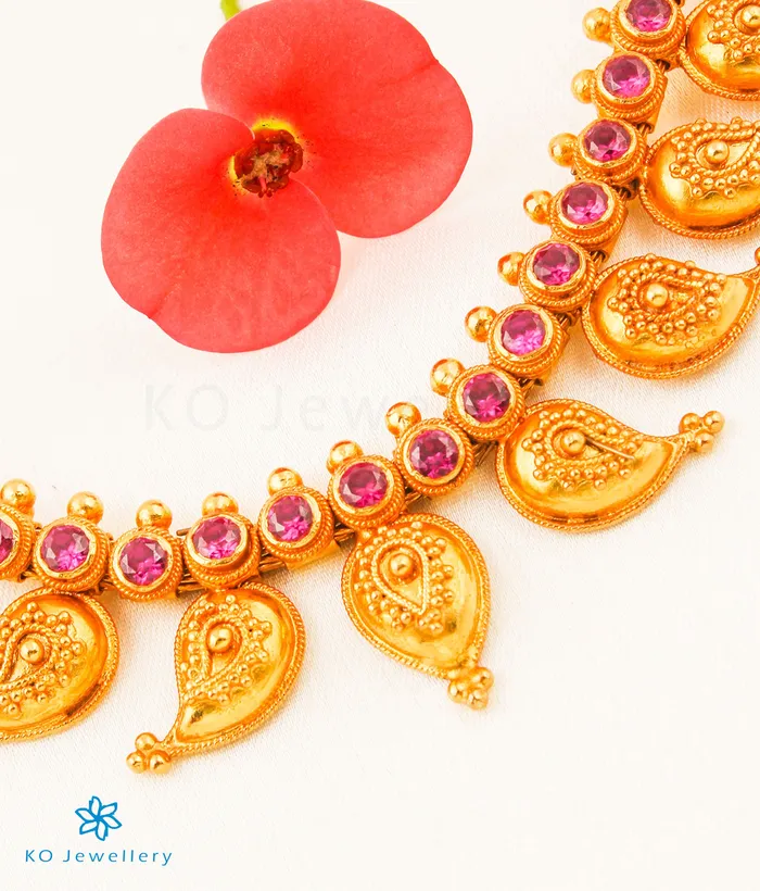 Necklaces Silversmith The Damayanti Silver Paisley NecklaceWaistbelt Long