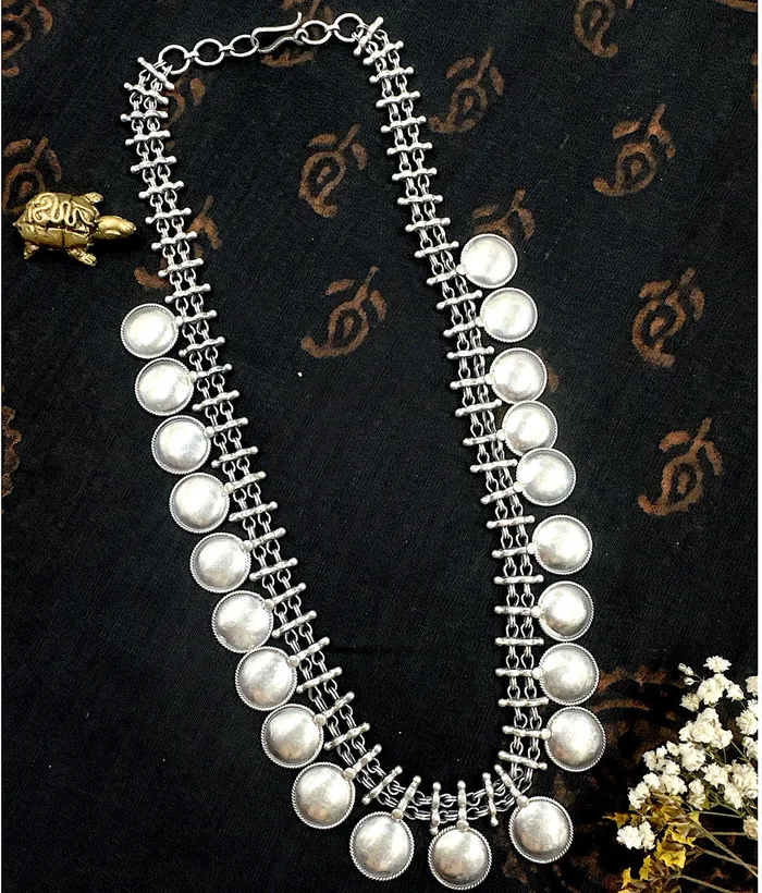 Necklaces The Silver Antique Necklace Jaipur