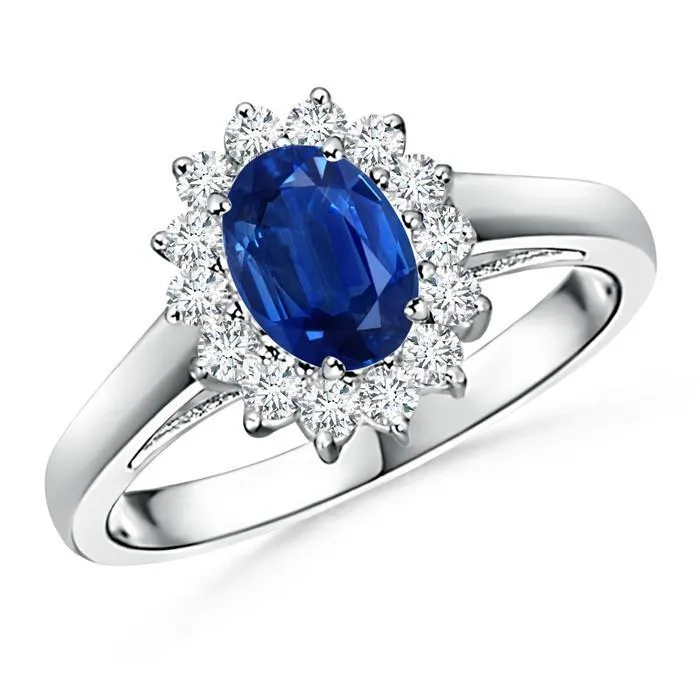 Oval Cut Burmese Sapphire Ring GB Rings