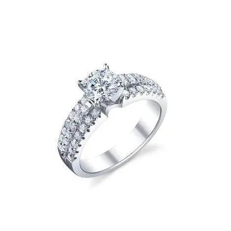 Rings 250 Carats Round Cut Natural Earth Mined Diamonds Engagement Ring Triple Row New GB Rings 250 Carats Round Cut Natural Earth Mined Diamonds Engagement Ring Triple Row New GB