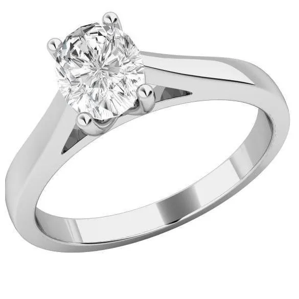 Rings GB 225 Ct Oval Cut Solitaire Natural Earth Mined Diamond Engagement Ring Rings GB 225 Ct Oval Cut Solitaire Natural Earth Mined Diamond Engagement Ring
