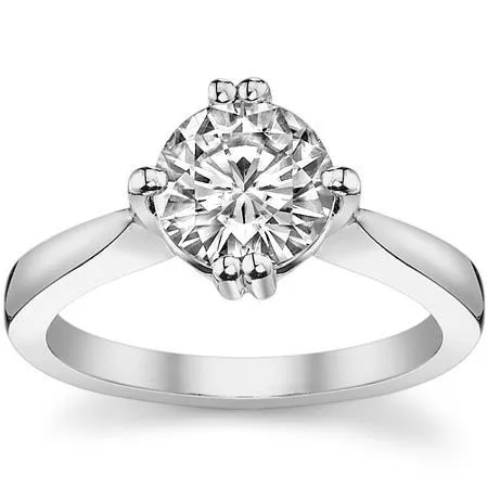 Rings GB 250 Ct Prong Set Sparkling Round Cut Natural Earth Mined Diamond Engagement Ring Rings GB 250 Ct Prong Set Sparkling Round Cut Natural Earth Mined Diamond Engagement Ring