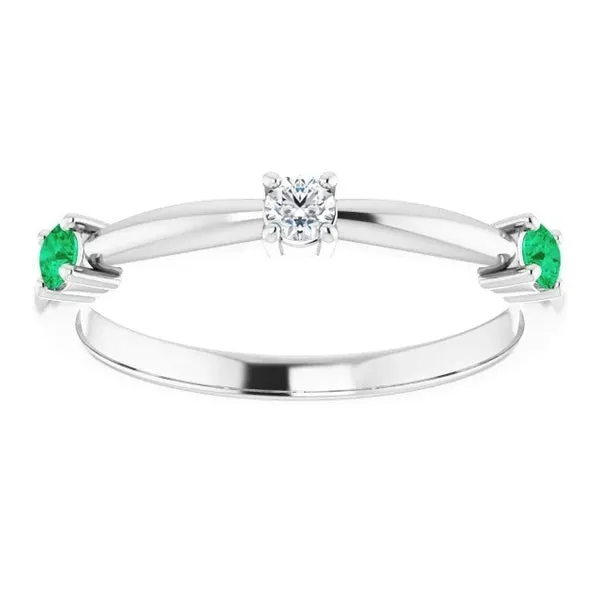 Rings GB ThreeStone Natural Earth Mined Diamond Ring 090 Carats Columbian Emerald Jewelry Rings GB ThreeStone Natural Earth Mined Diamond Ring 090 Carats Columbian Emerald Jewelry
