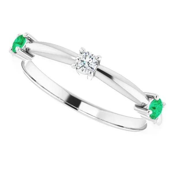 Rings GB ThreeStone Natural Earth Mined Diamond Ring 090 Carats Columbian Emerald Jewelry Rings GB ThreeStone Natural Earth Mined Diamond Ring 090 Carats Columbian Emerald Jewelry