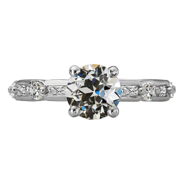 Rings HarryChadEntcom Baguette Round Old Mine Cut Genuine Natural Earth Mined Diamond Ring 550 Carats Rings HarryChadEntcom Baguette Round Old Mine Cut Genuine Natural Earth Mined Diamond Ring 550 Carats