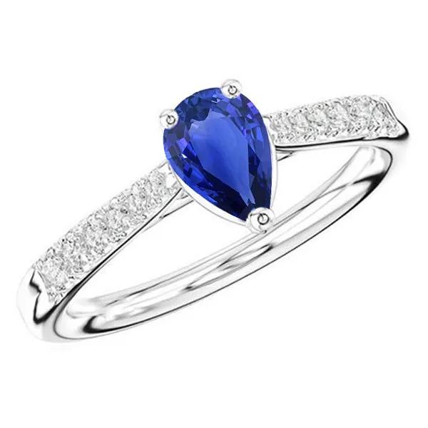 Rings HarryChadEntcom Gemstone Jewelry Blue Sapphire Ring Pear Natural Earth Mined Diamonds 250 Carats Rings HarryChadEntcom Gemstone Jewelry Blue Sapphire Ring Pear Natural Earth Mined Diamonds 250 Carats