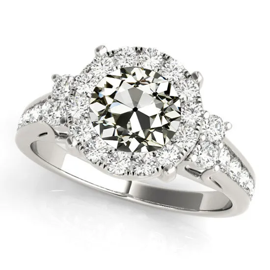 Rings HarryChadEntcom Halo Anniversary Ring Old Miner Natural Earth Mined Diamond Channel Set Accents 5 Carats Rings HarryChadEntcom Halo Anniversary Ring Old Miner Natural Earth Mined Diamond Channel Set Accents 5 Carats