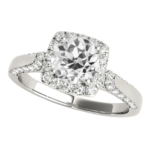 Rings HarryChadEntcom Old Cut Round Halo Natural Earth Mined Diamond Ring White Gold Jewelry 450 Carats Rings HarryChadEntcom Old Cut Round Halo Natural Earth Mined Diamond Ring White Gold Jewelry 450 Carats