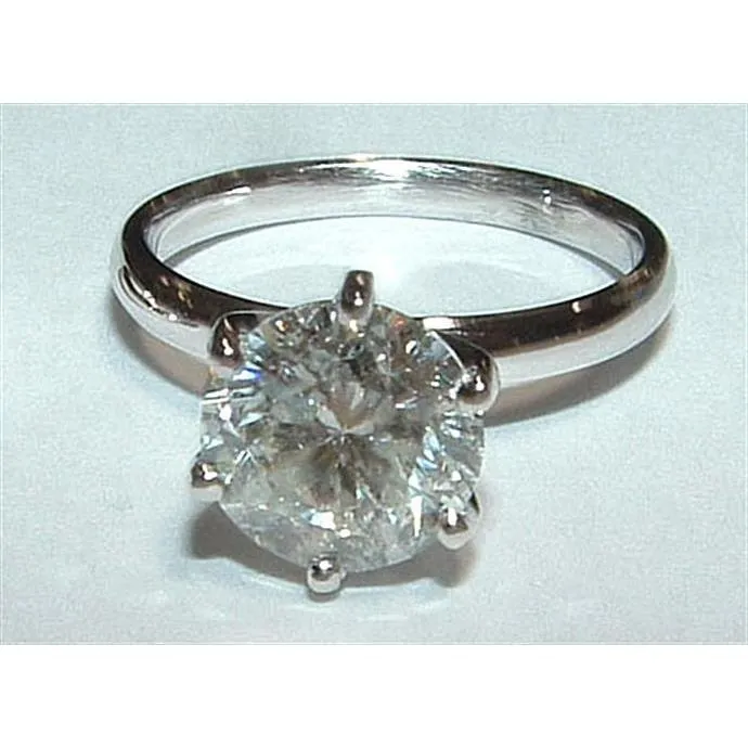 Rings Natural Earth Mined Diamond 2 Ct Solitaire Engagement Ring White Gold GB Rings Natural Earth Mined Diamond 2 Ct Solitaire Engagement Ring White Gold GB