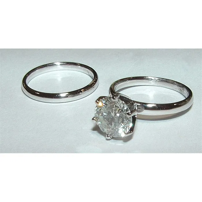 Rings Natural Earth Mined Diamond 2 Ct Solitaire Engagement Ring White Gold GB Rings Natural Earth Mined Diamond 2 Ct Solitaire Engagement Ring White Gold GB
