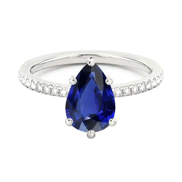 Rings Natural Earth Mined Diamond Solitaire Wedding Ring Blue Sapphire With Accents 350 Carats HarryChadEntcom Rings Natural Earth Mined Diamond Solitaire Wedding Ring Blue Sapphire With Accents 350 Carats HarryChadEntcom