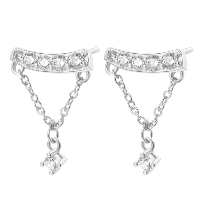 Shooting Star Stud Earrings Sterling Silver Hey Happiness Earrings