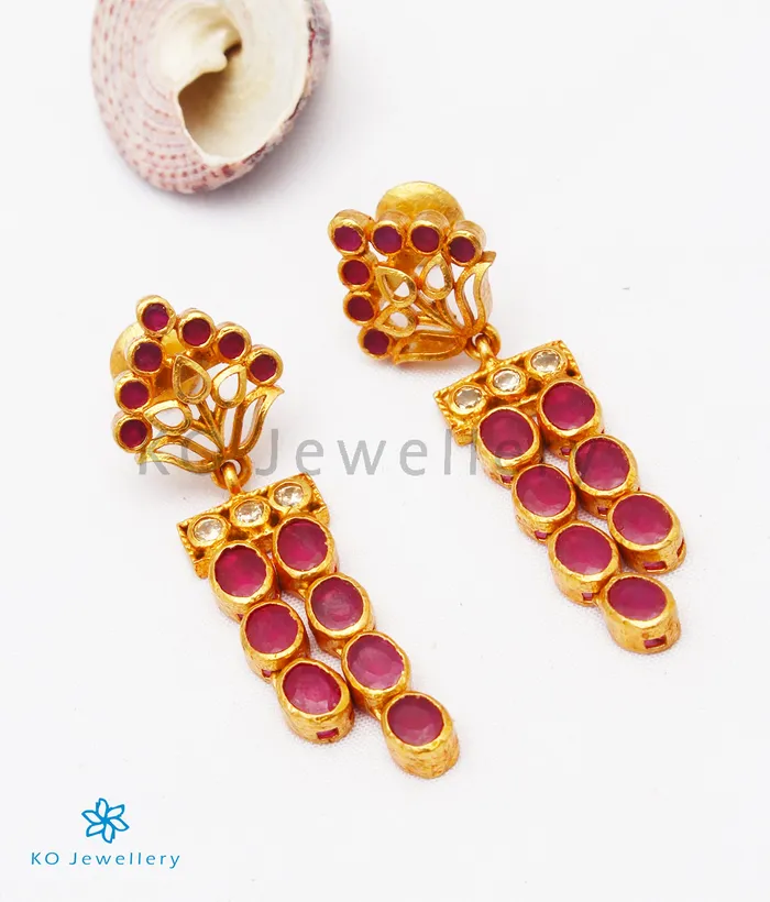 Silversmith Necklaces The Aham Silver Layered Necklace Red