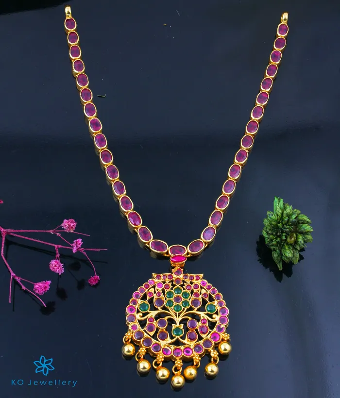 Silversmith Necklaces The Kira Silver Peacock Kemp Necklace