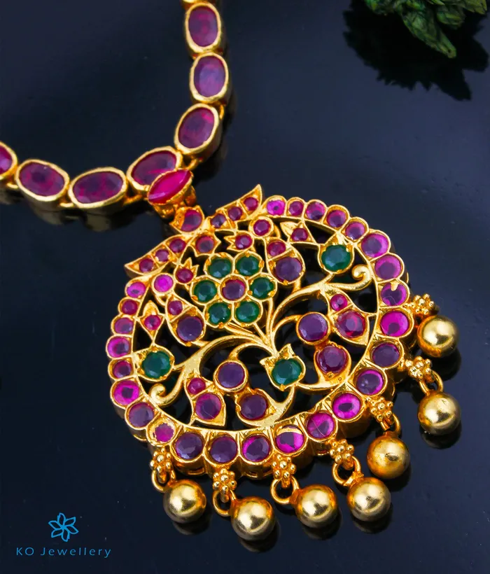 Silversmith Necklaces The Kira Silver Peacock Kemp Necklace