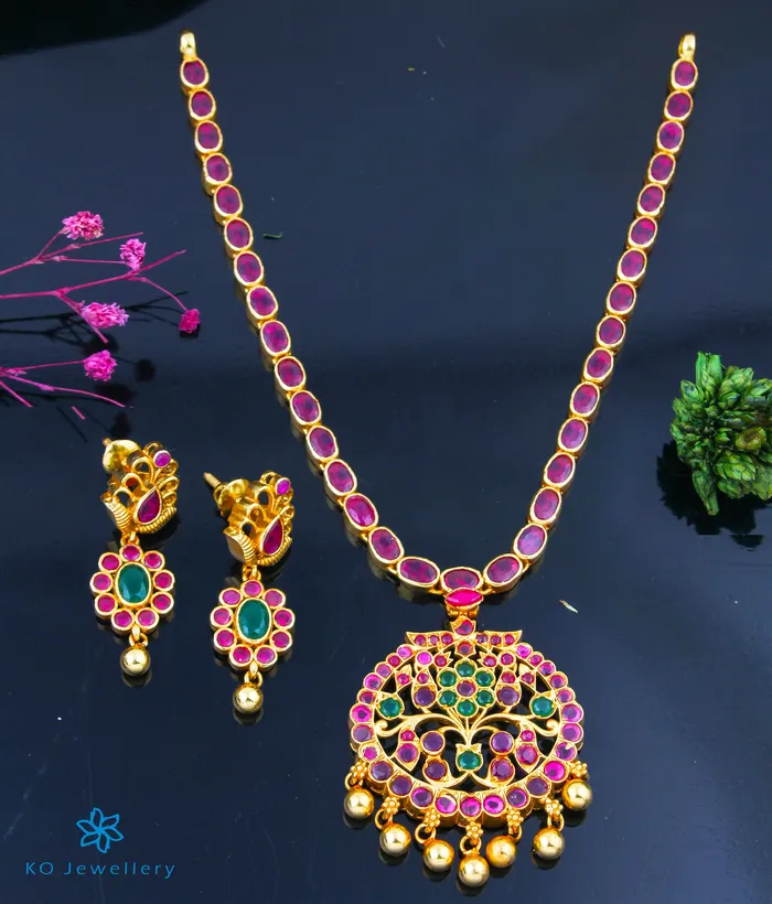 Silversmith Necklaces The Kira Silver Peacock Kemp Necklace