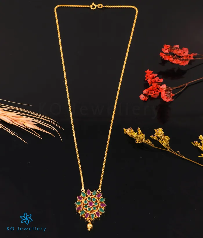 The Drisha Silver Gemstone Necklace Gemstone Necklaces