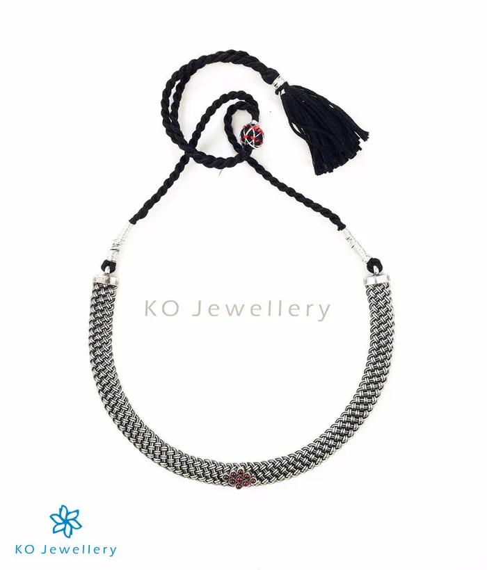 The Kavacha Silver Antique Necklace Silversmith Necklaces