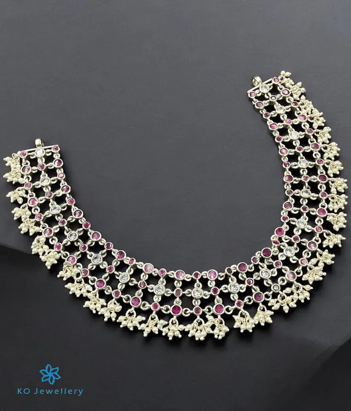 The Sayami Silver Kemp Mesh Necklace Oxidised Silversmith Necklaces