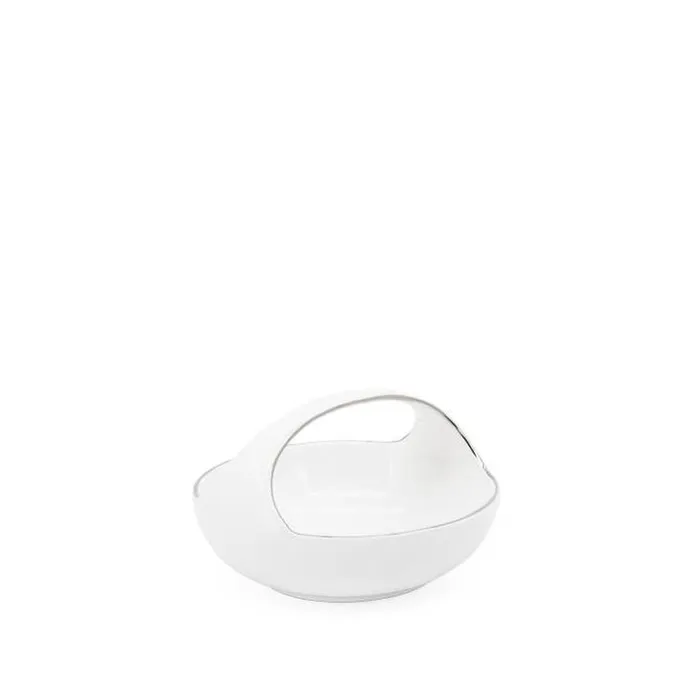 Torre Tagus Rings Torre Tagus Silver Trim Ceramic Cutout Handle Bowl