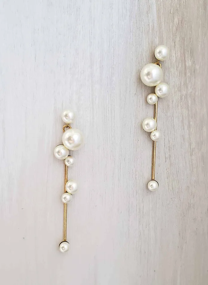 twigs honey Earrings Pearl dewdrop earrings Style 2071