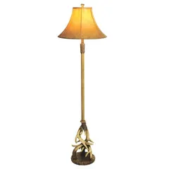 Vintage Direct PreStyled Sets Vintage Direct 62H Antler Floor Lamp Gold Polyresin Vintage Direct PreStyled Sets Vintage Direct 62H Antler Floor Lamp Gold Polyresin