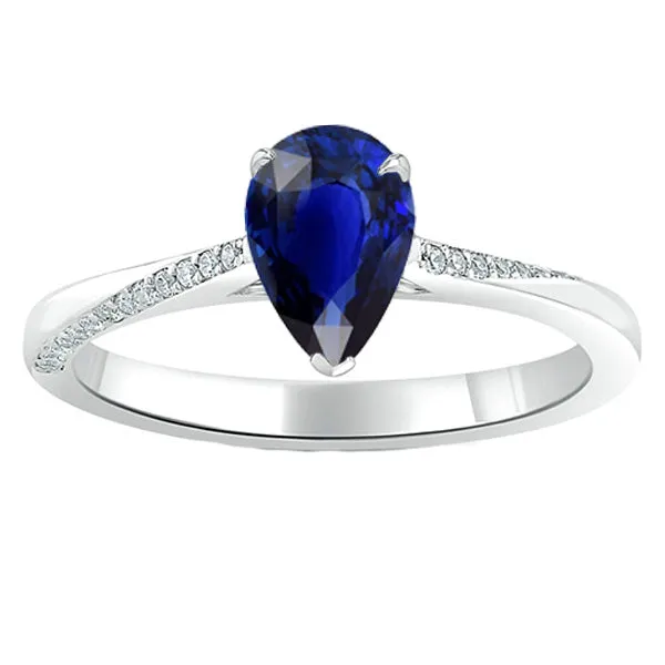 White Gold Blue Sapphire Ring Pear Round Natural Earth Mined Diamonds 250 Carats HarryChadEntcom Rings White Gold Blue Sapphire Ring Pear Round Natural Earth Mined Diamonds 250 Carats HarryChadEntcom Rings