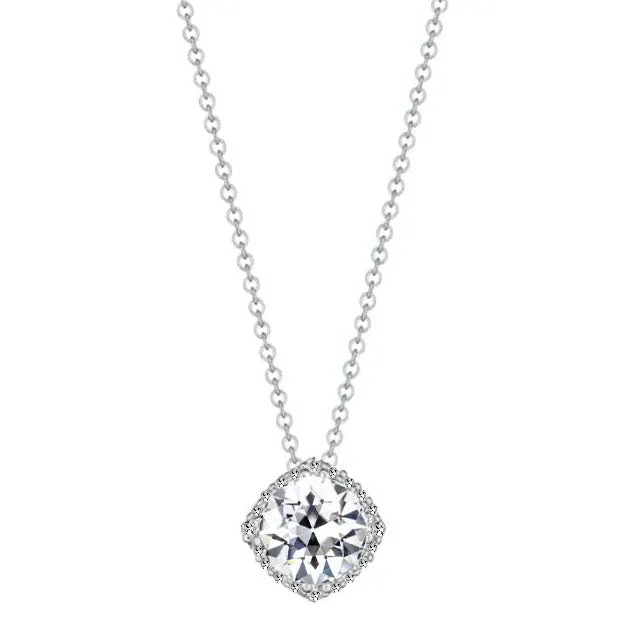 White Gold Halo Pendant 150 Carats Sparkling Old Miner Natural Diamond HarryChadEntcom Necklaces White Gold Halo Pendant 150 Carats Sparkling Old Miner Natural Diamond HarryChadEntcom Necklaces