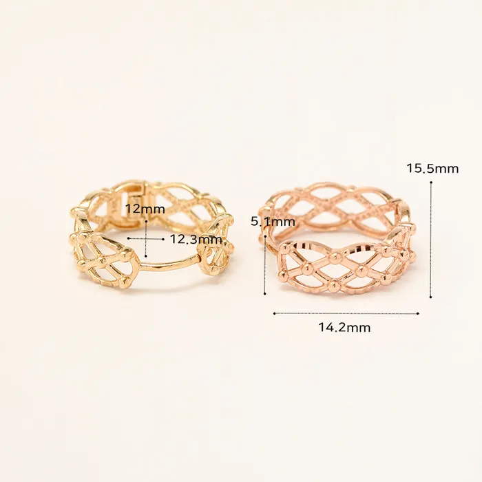 14K 18K Gold Check ball Cartilage Hoop Earring MinimalBijoux Earrings