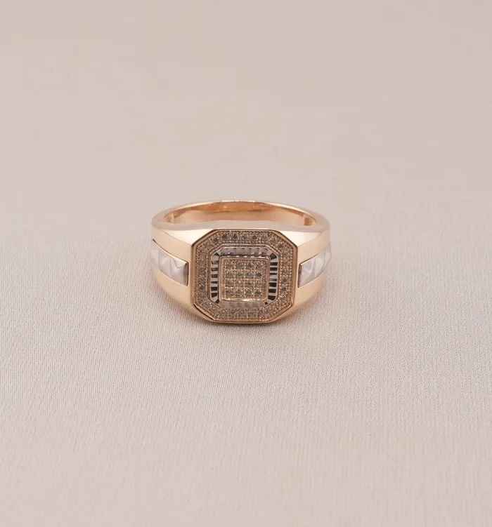 AB and J 14K Gold Mens Ring RG2965 Rings