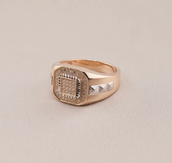 AB and J 14K Gold Mens Ring RG2965 Rings AB and J 14K Gold Mens Ring RG2965 Rings