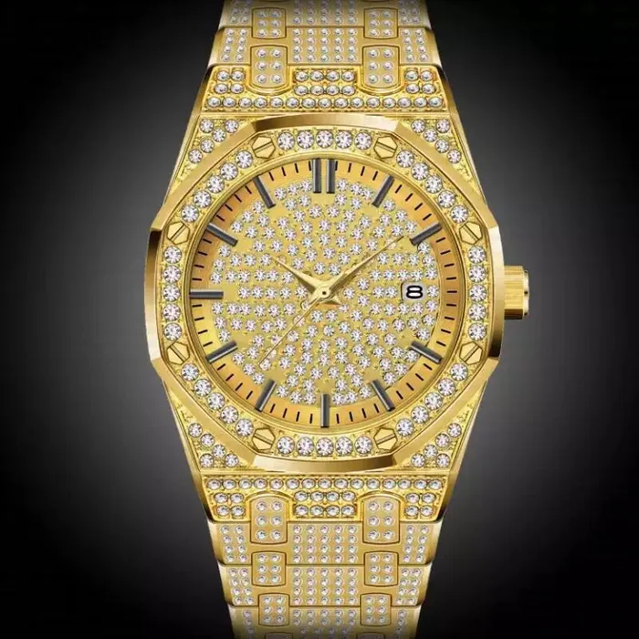 APOLLO31 Watches PAVED DIAMOND BUST DOWN WATCH SERIES