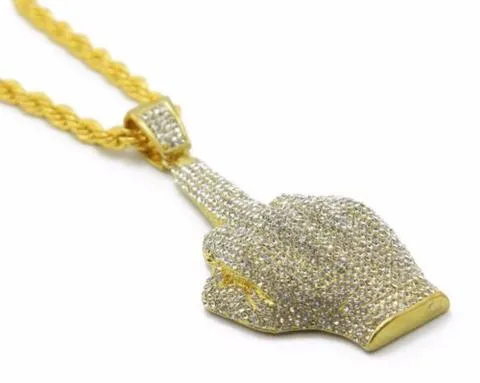 apollo31gold Necklaces MICRO DIAMOND MF NECKLACE