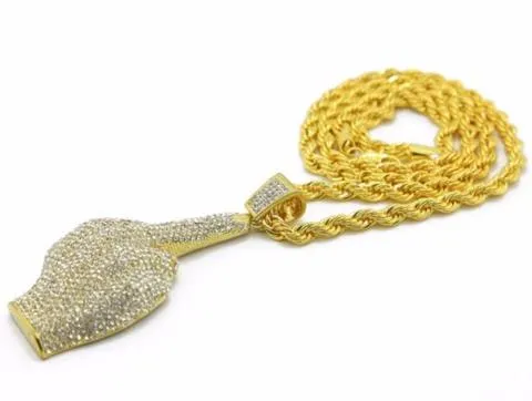 apollo31gold Necklaces MICRO DIAMOND MF NECKLACE